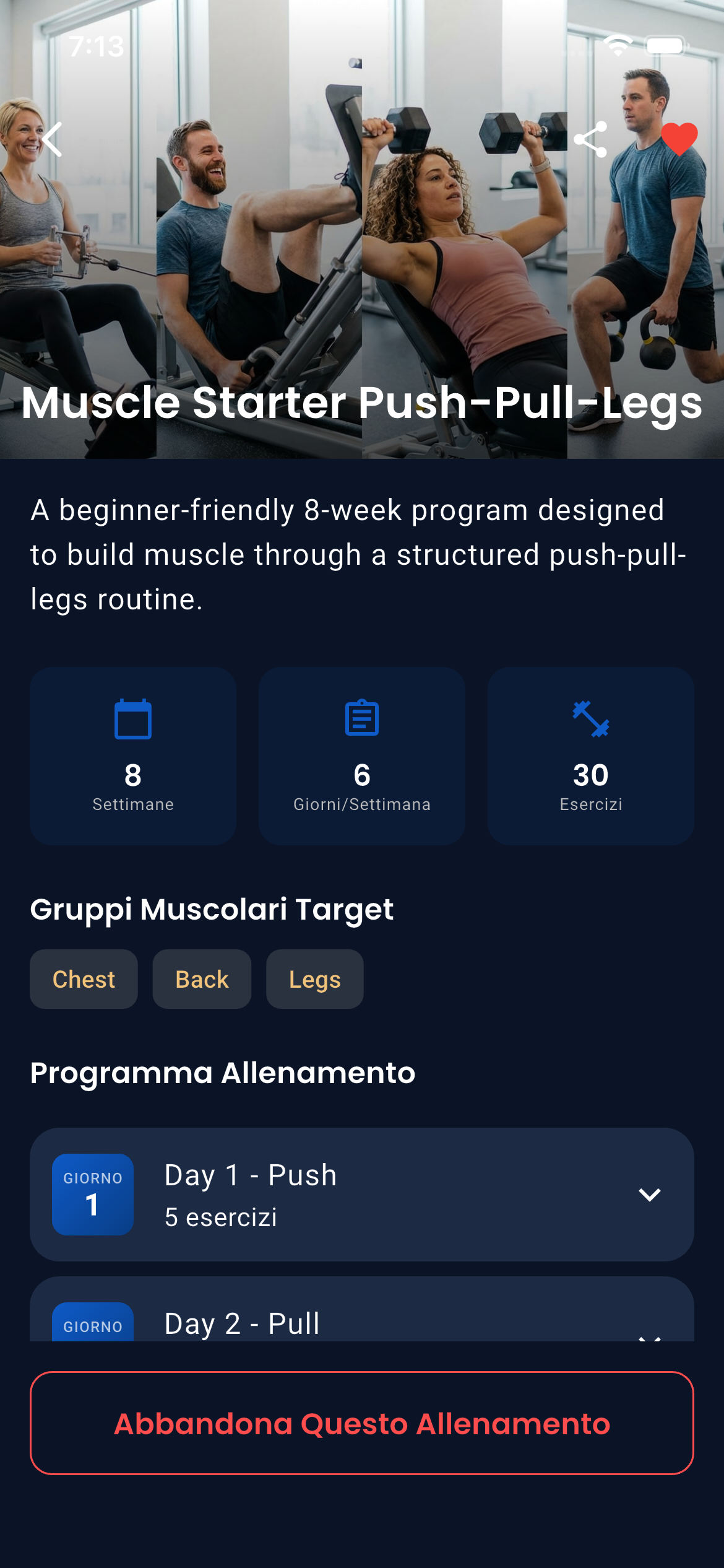 Emrius App Workout Plan